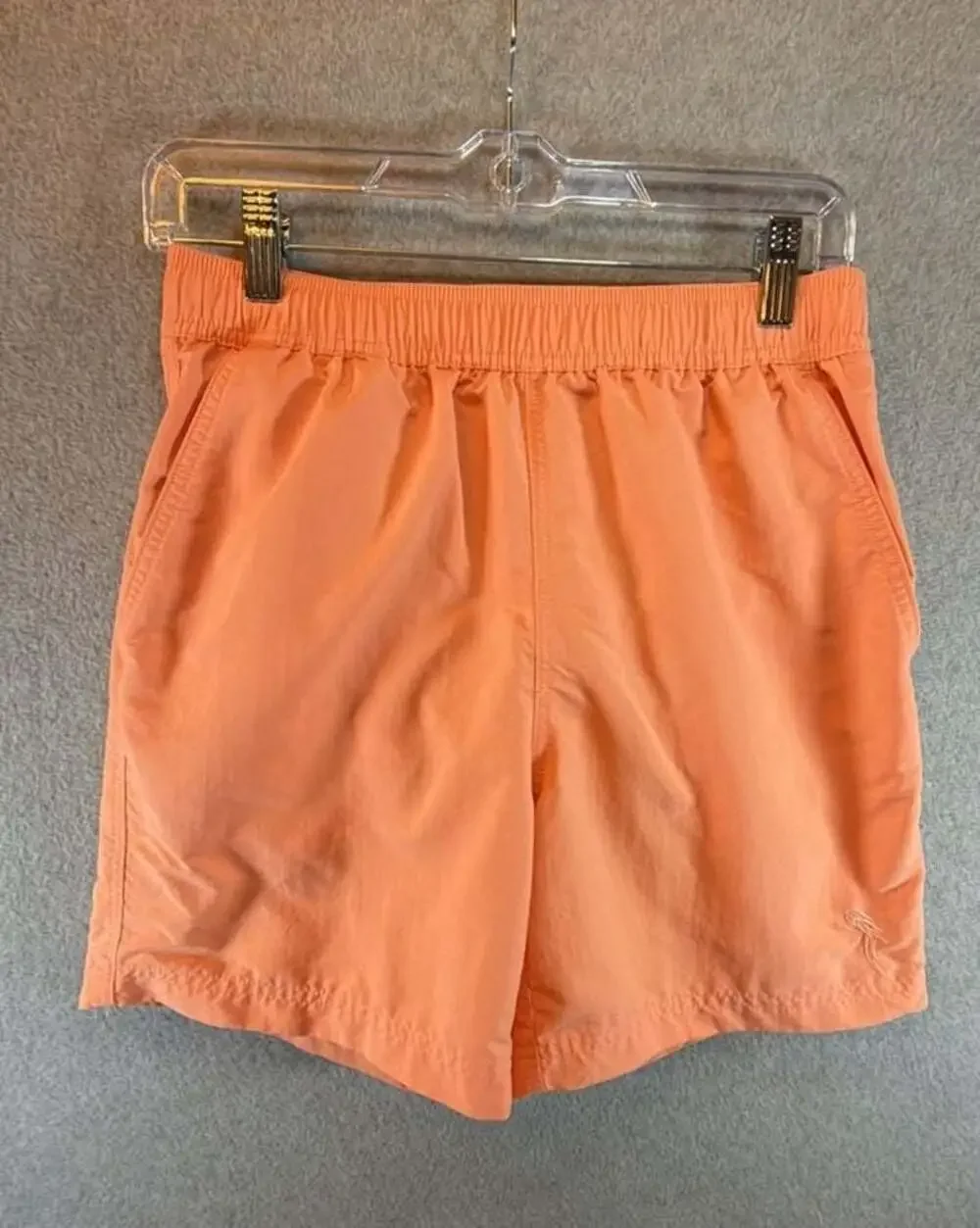 Caribbean Swimwear Shorts sz S Peach w Mesh Lining Elastic Waistband NWOT